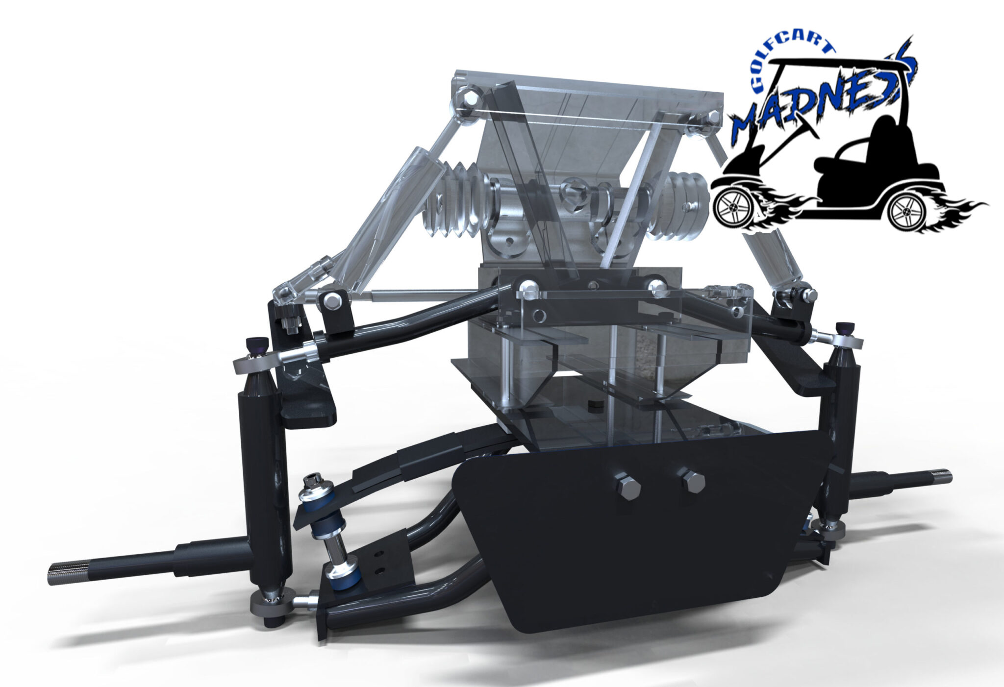 LKDS02 SGC 6” Heavy Duty Double AArm Suspension Lift Kit for Club