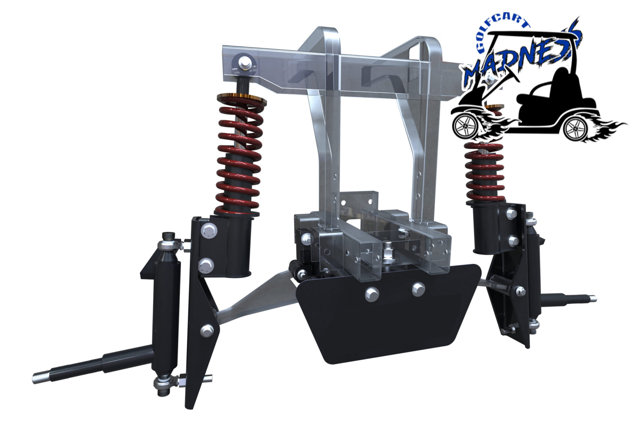 SGC 4'' Spindle Extension Lift Kit for Club Car PRECEDENT (2004+) Golf