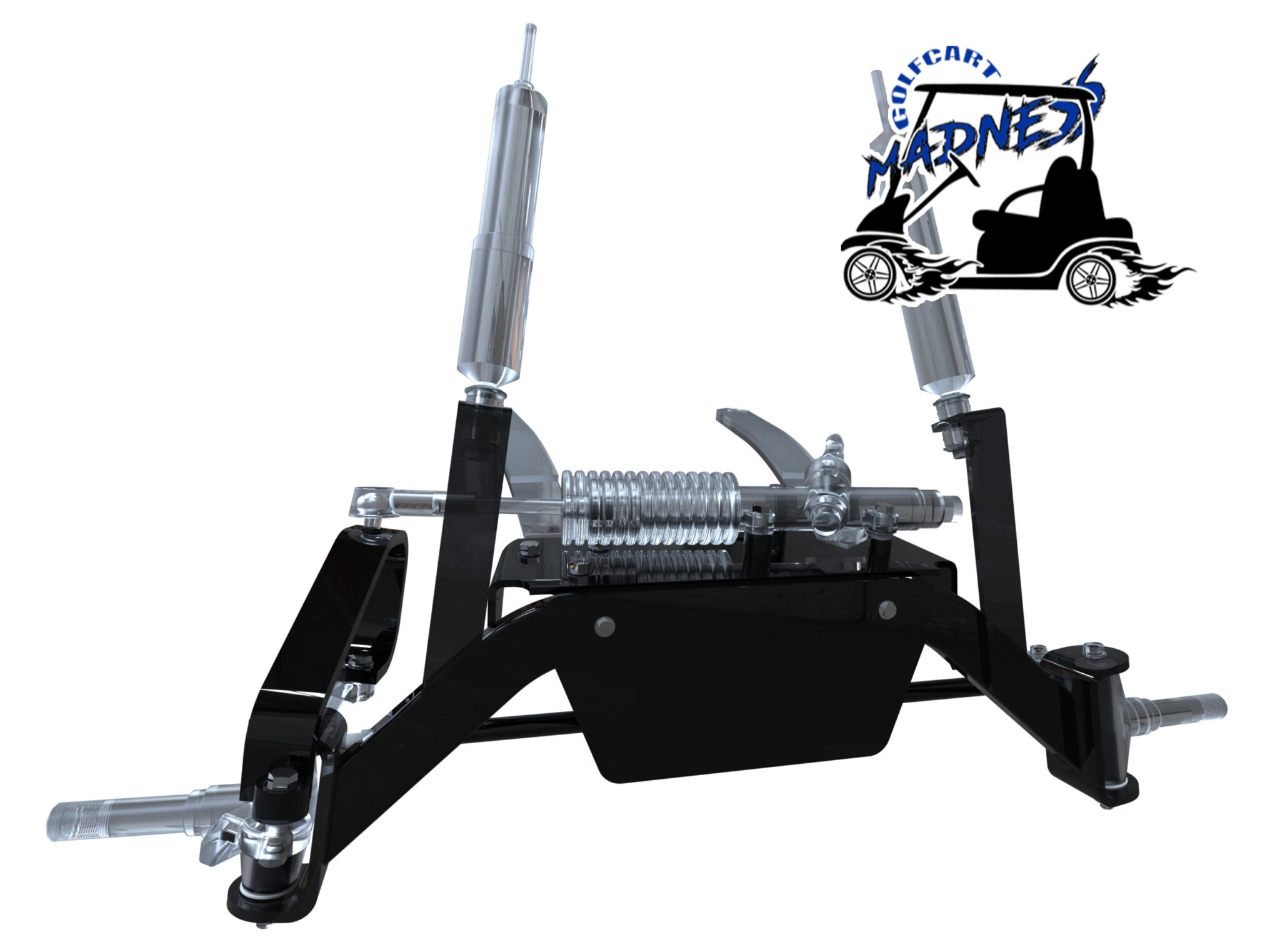 SGC 6” Heavy Duty AllTerrain Suspension Lift Kit for EZGO TXT/PDS Golf Cart Golf Cart Madness