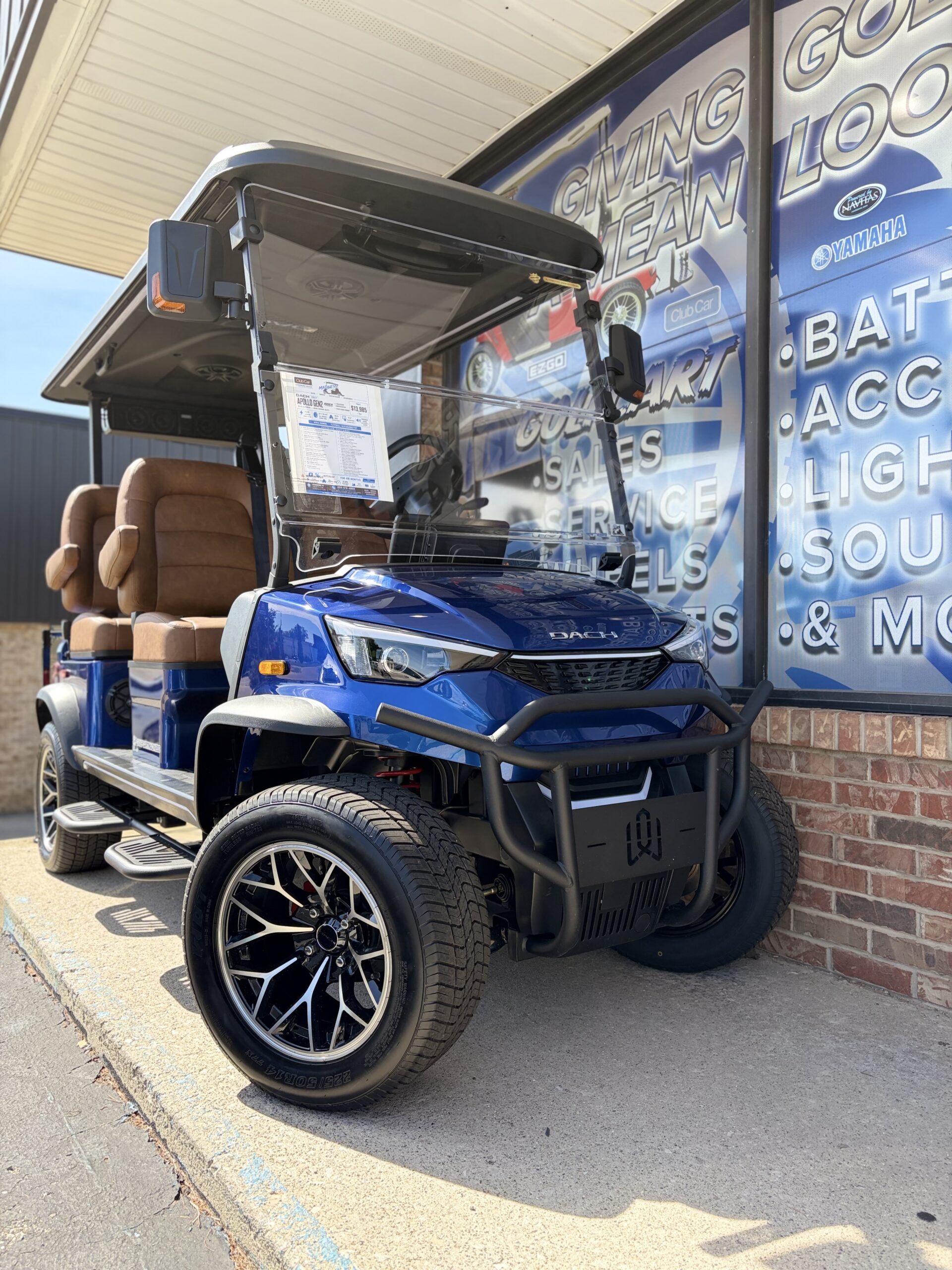 2027 Dach Apollo Gen II Rider | 4 Passenger Golf Cart | 72V Lithium | Street Legal