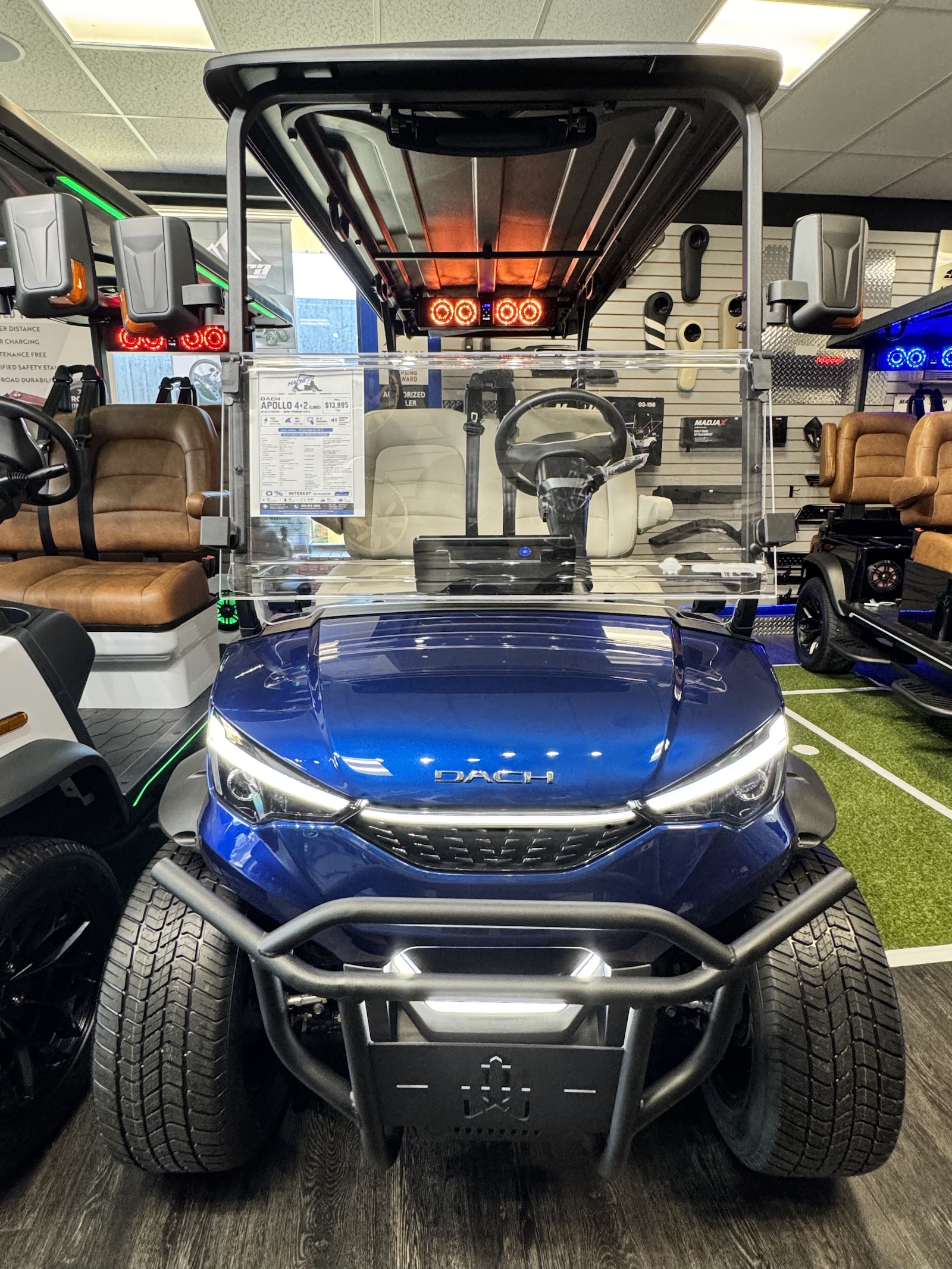 2026 Dach Apollo 4+2 Limo Luxury Edition | 6 Passenger Golf Cart | 72V Lithium | Street Legal - Image 3