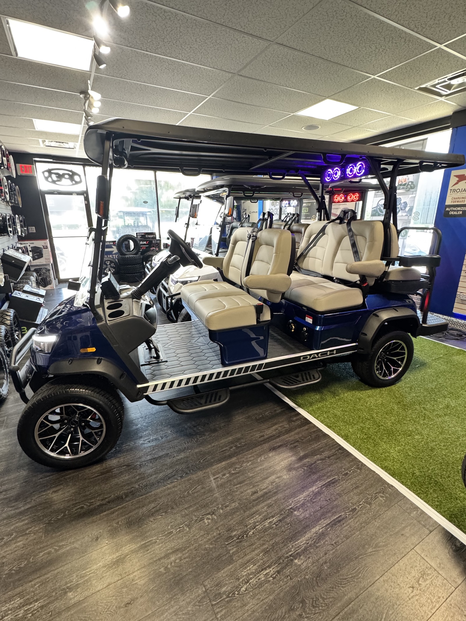 2026 Dach Apollo 4+2 Limo Luxury Edition | 6 Passenger Golf Cart | 72V Lithium | Street Legal - Image 2