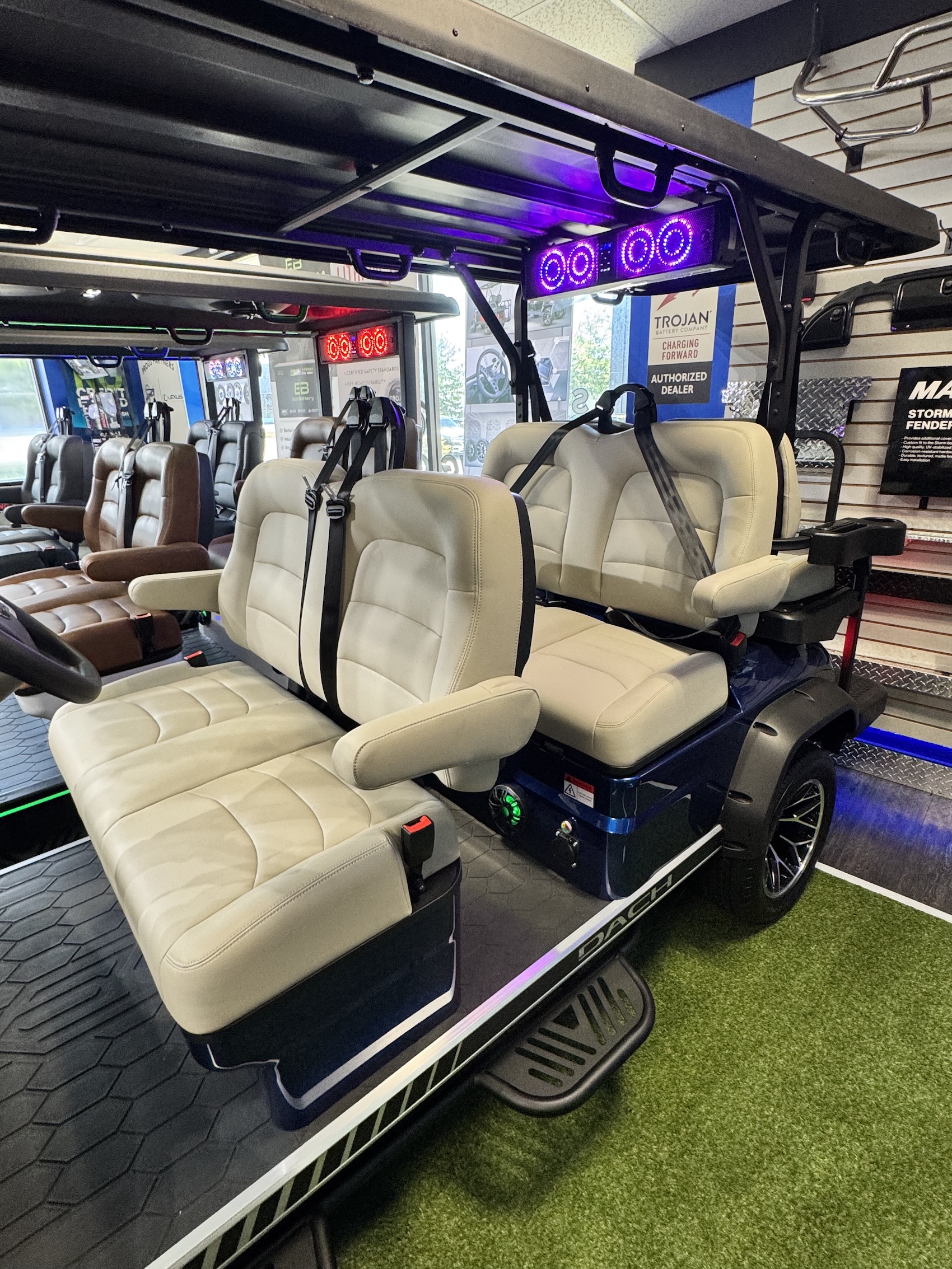 2026 Dach Apollo 4+2 Limo Luxury Edition | 6 Passenger Golf Cart | 72V Lithium | Street Legal - Image 5