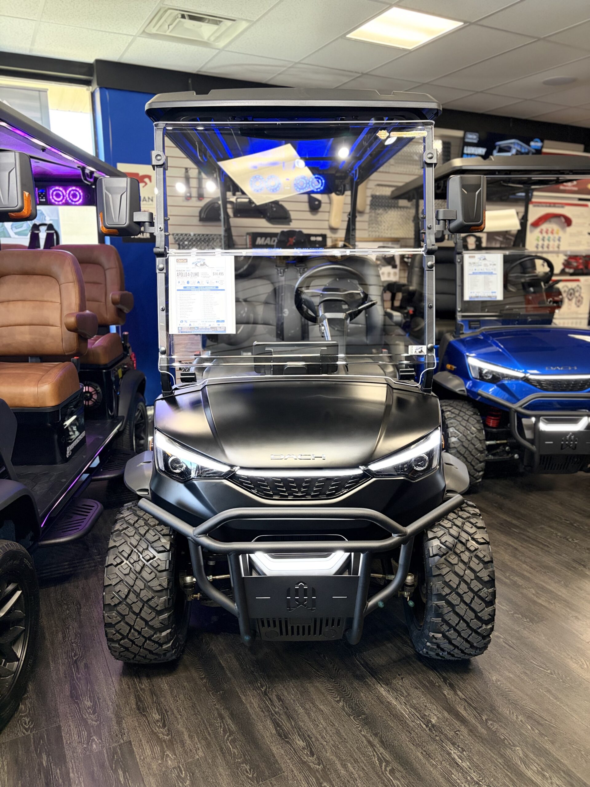 2027 Dach Apollo 4+2 Limo | 6 Passenger Golf Cart | 72V Lithium | Street Legal - Image 2