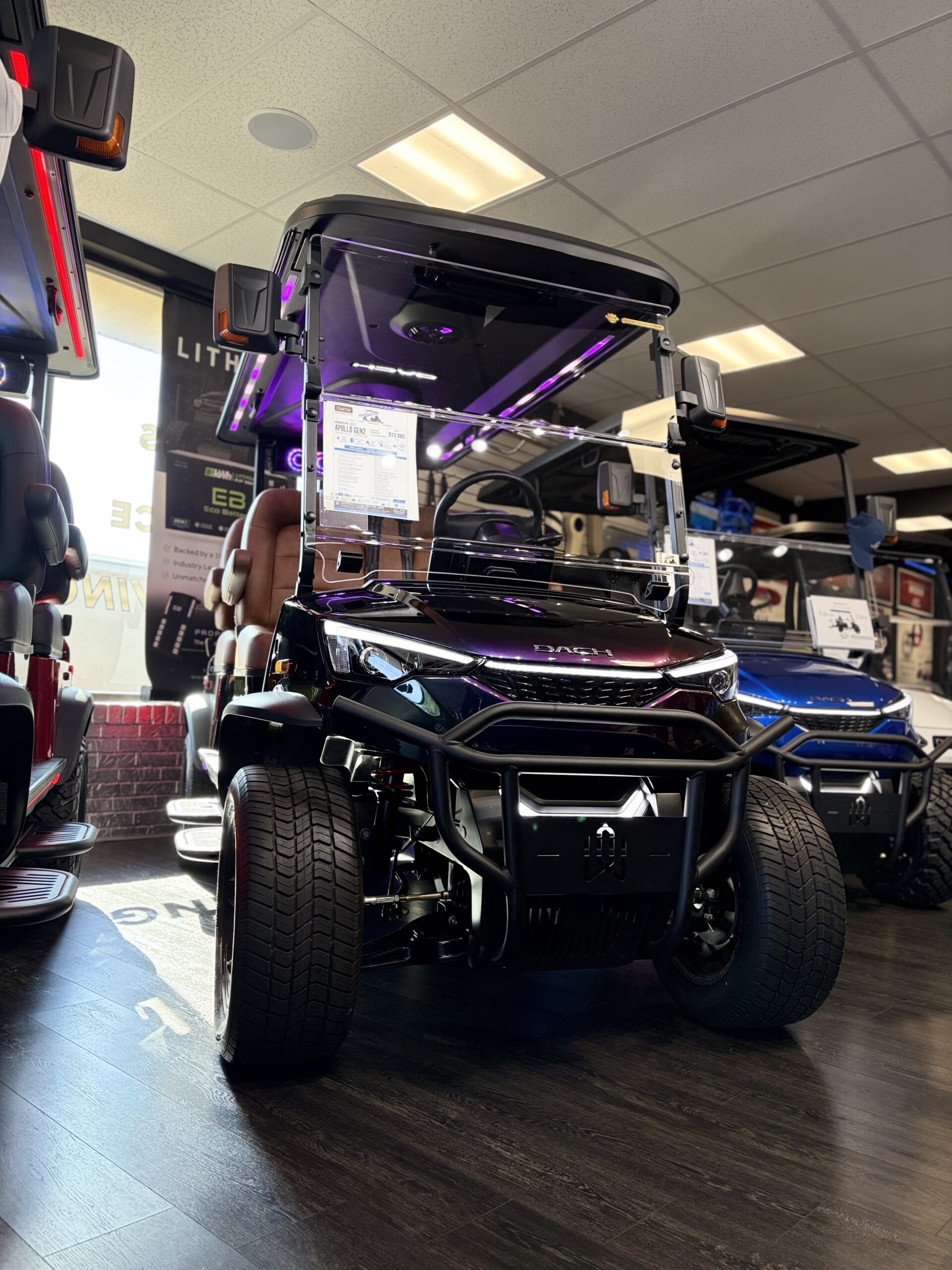 2027 Dach Apollo Gen II | 4 Passenger Golf Cart | 72V Lithium | Street Legal